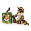 If I Were A Tiger Book and Bashful Tiger Medium*Jellycat New