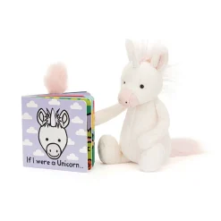 If I Were a Unicorn Board Book and Bashful Unicorn Medium*Jellycat Hot