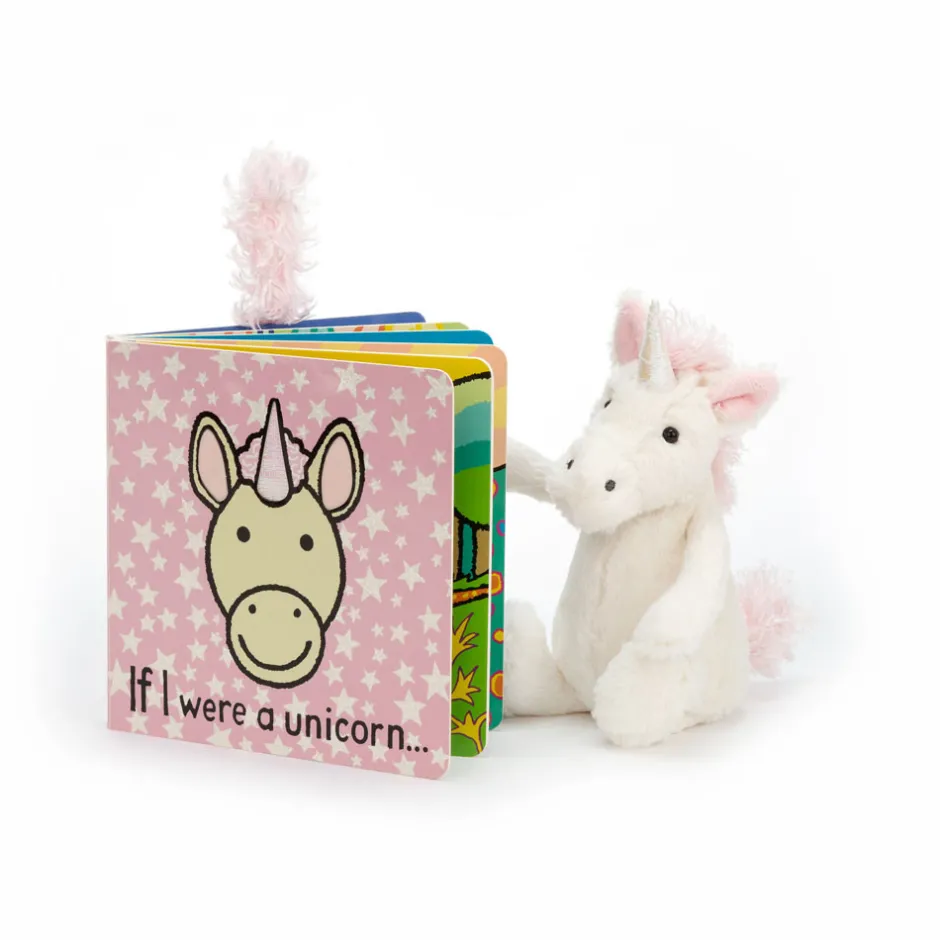 If I were a Unicorn Book and Bashful Unicorn Small*Jellycat Best