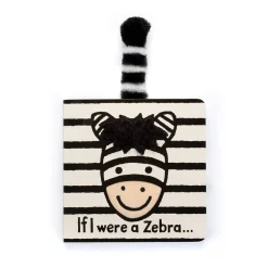 If I Were A Zebra Board Book and Bashful Zebra Medium*Jellycat