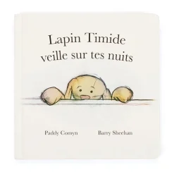 Lapin Timide Veille Sur Tes Nuits Livre*Jellycat Outlet