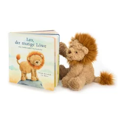 Leo, Der Mutige Lowe Buch and Fuddlewuddle Lion Medium*Jellycat Discount