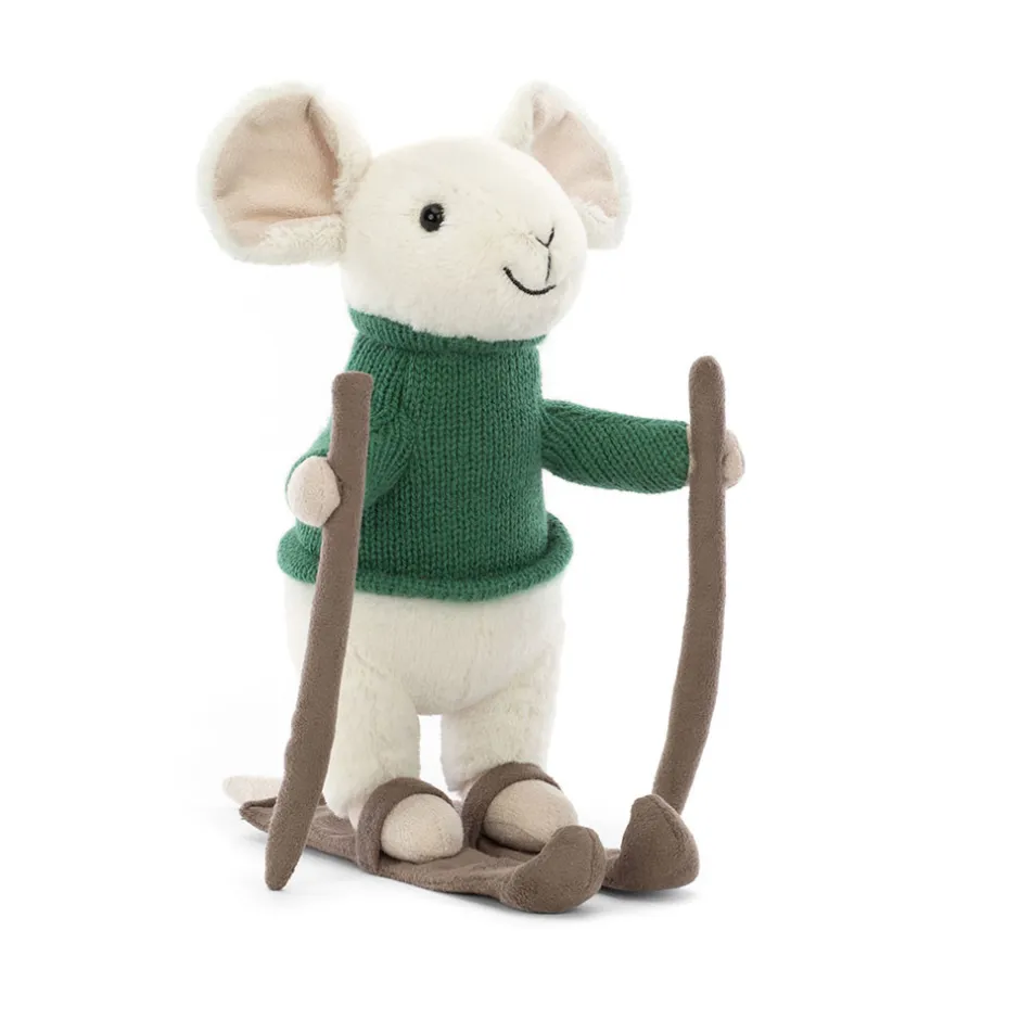 Merry Mouse Skiing*Jellycat Clearance