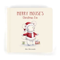 Merry Mouse's Christmas Eve Book and Merry Mouse*Jellycat New