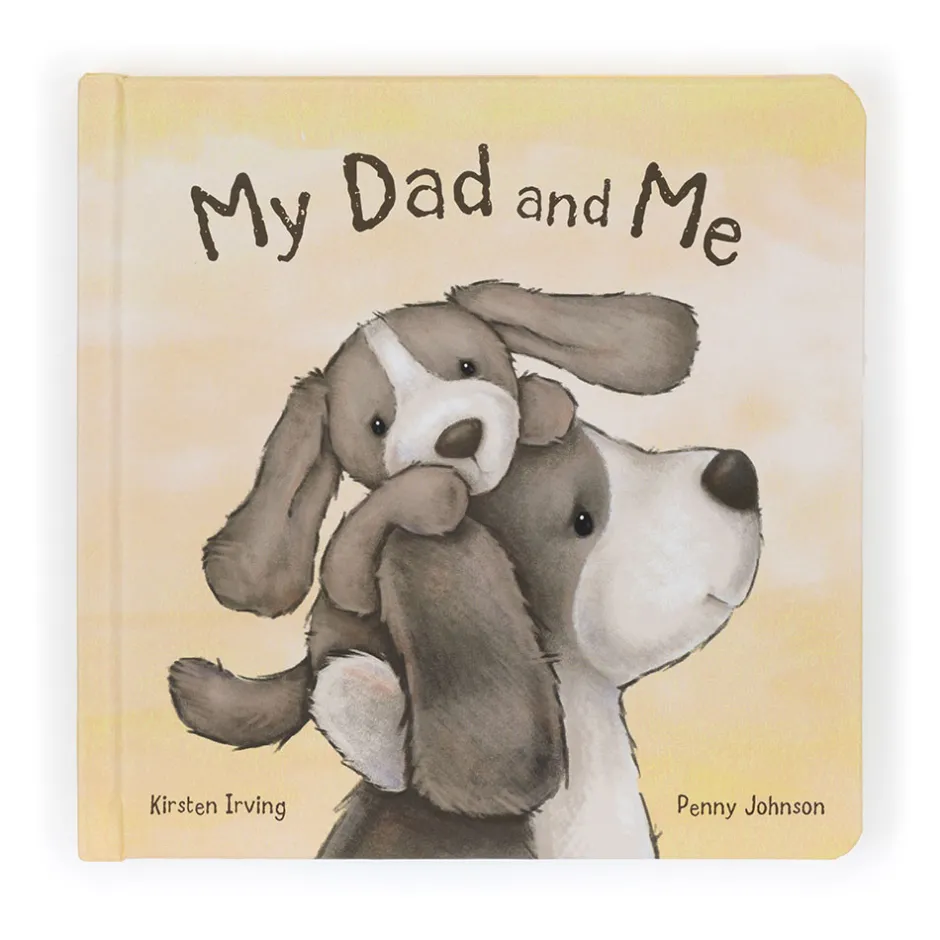 My Dad and Me Book and Bashful Fudge Puppy Medium*Jellycat New
