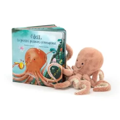 Odell La Petite Pieuvre Courageuse and Odell Octopus Little*Jellycat Hot