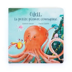 Odell La Petite Pieuvre Courageuse and Odell Octopus Little*Jellycat Hot