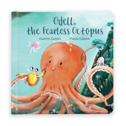 Odell, The Fearless Octopus Book and Odell Octopus Little*Jellycat Outlet