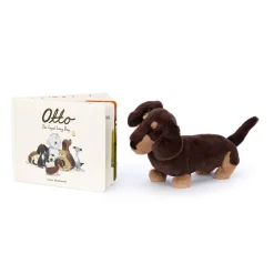 Otto the Loyal Long Dog Book and Otto Sausage Dog Medium*Jellycat New