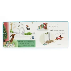 Otto's Snowy Christmas Book and Winter Warmer Otto Sausage Dog*Jellycat Outlet