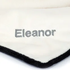 Personalised Bashful Black & Cream Puppy Blankie*Jellycat Sale