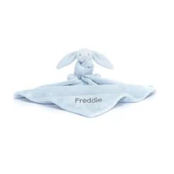 Personalised Bashful Blue Bunny Soother*Jellycat New