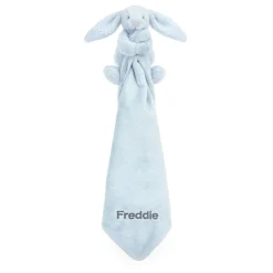 Personalised Bashful Blue Bunny Soother*Jellycat New
