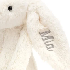 Personalised Bashful Cream Bunny Medium*Jellycat