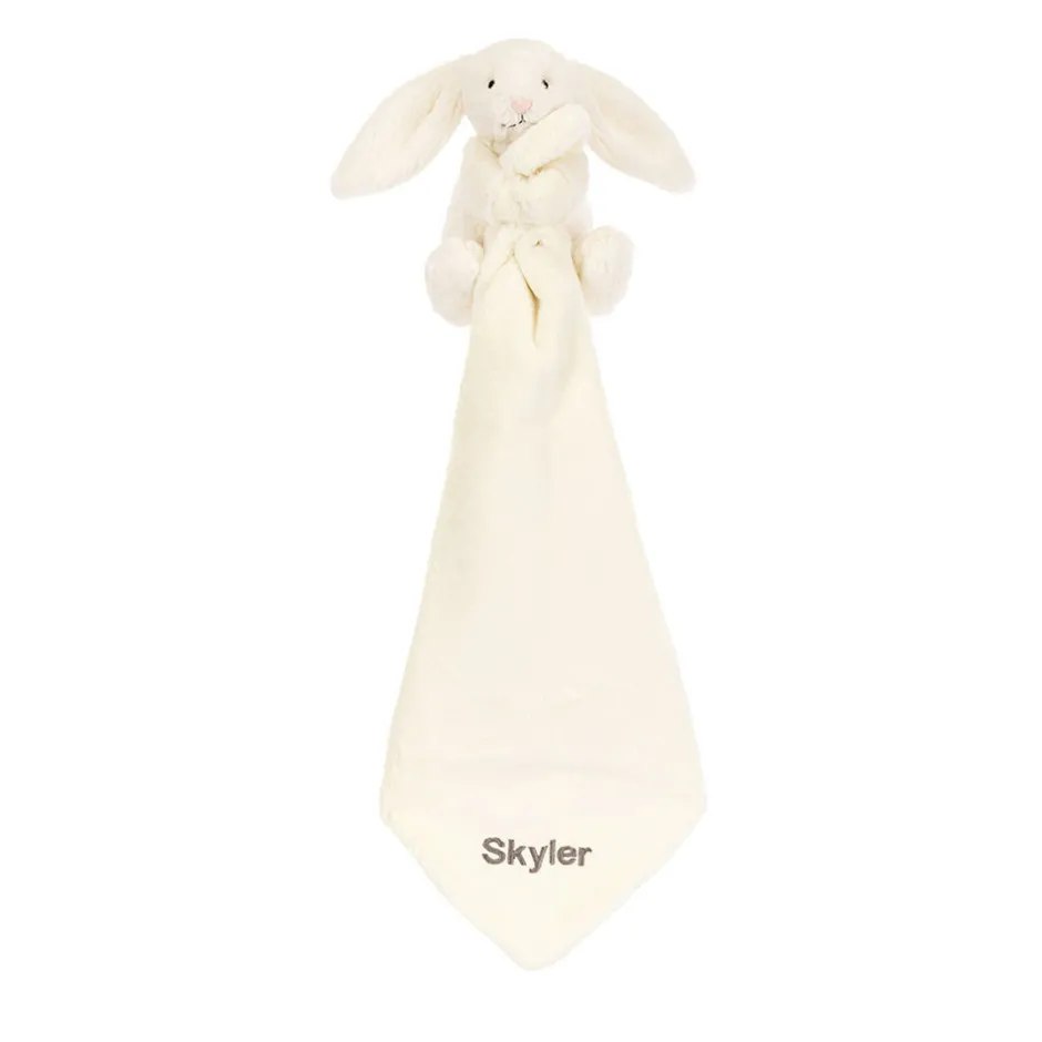 Personalised Bashful Cream Bunny Soother*Jellycat New
