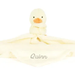 Personalised Bashful Duckling Soother*Jellycat Outlet