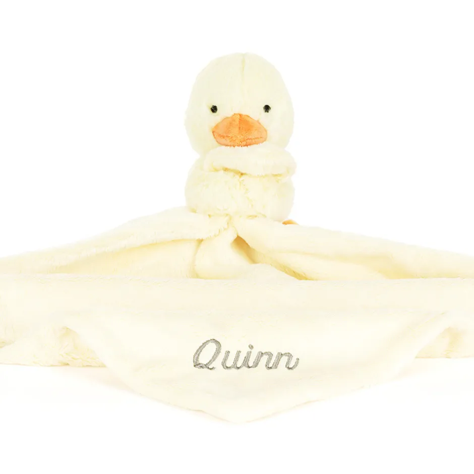 Personalised Bashful Duckling Soother*Jellycat Outlet