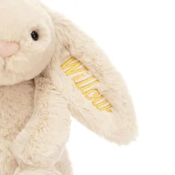 Personalised Bashful Luxe Bunny Willow Medium*Jellycat Outlet