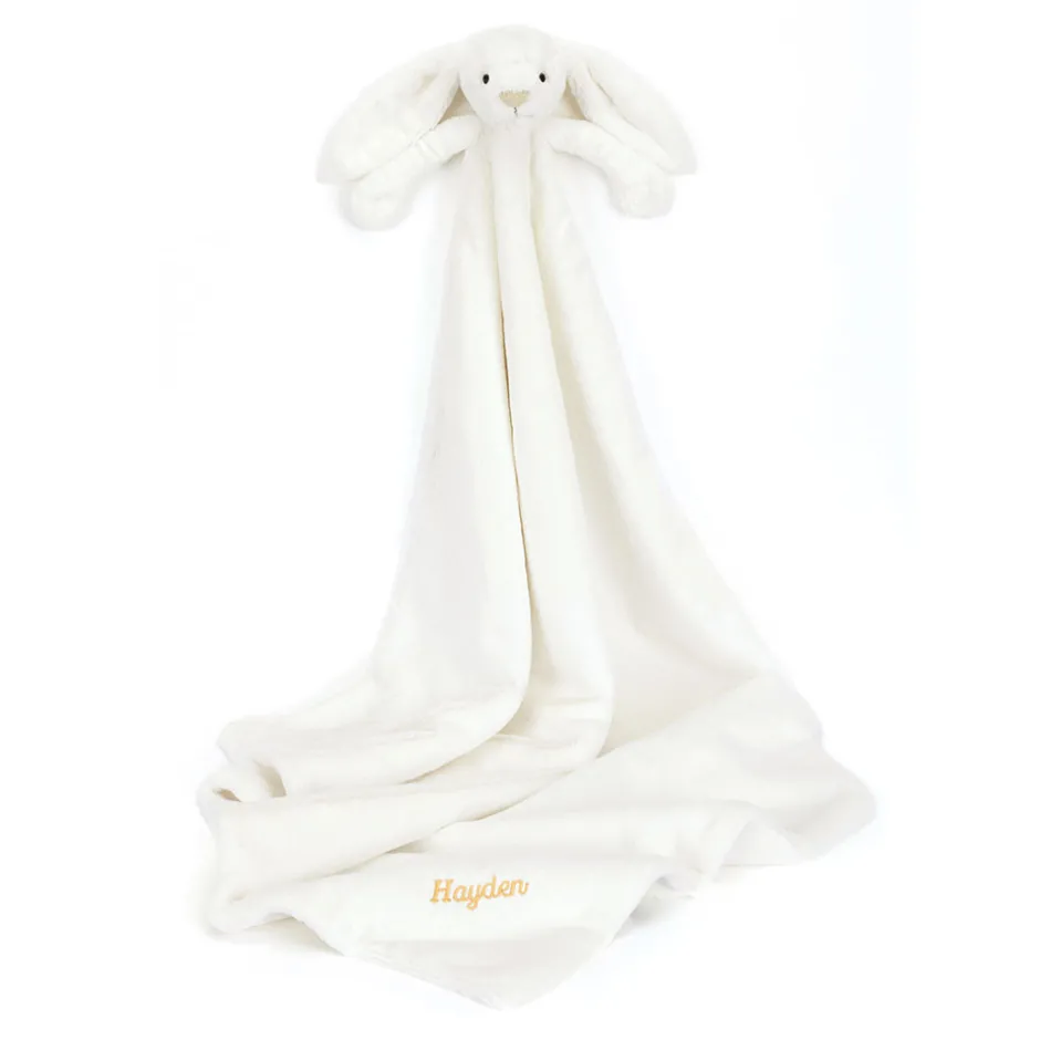 Personalised Bashful Luxe Bunny Luna Blankie*Jellycat New