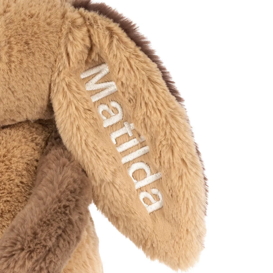 Personalised Bashful Patchwork Brown Bunny Original*Jellycat Online
