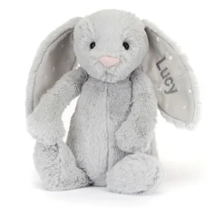 Personalised Bashful Shimmer Bunny Medium*Jellycat Clearance