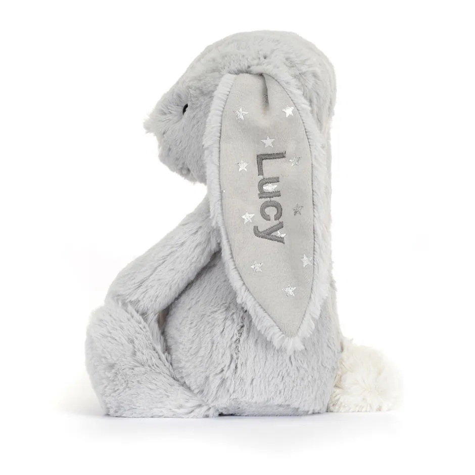 Personalised Bashful Shimmer Bunny Medium*Jellycat Clearance