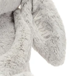 Personalised Bashful Silver Bunny Huge*Jellycat Best