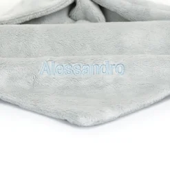 Personalised Bashful Silver Bunny Soother*Jellycat Hot
