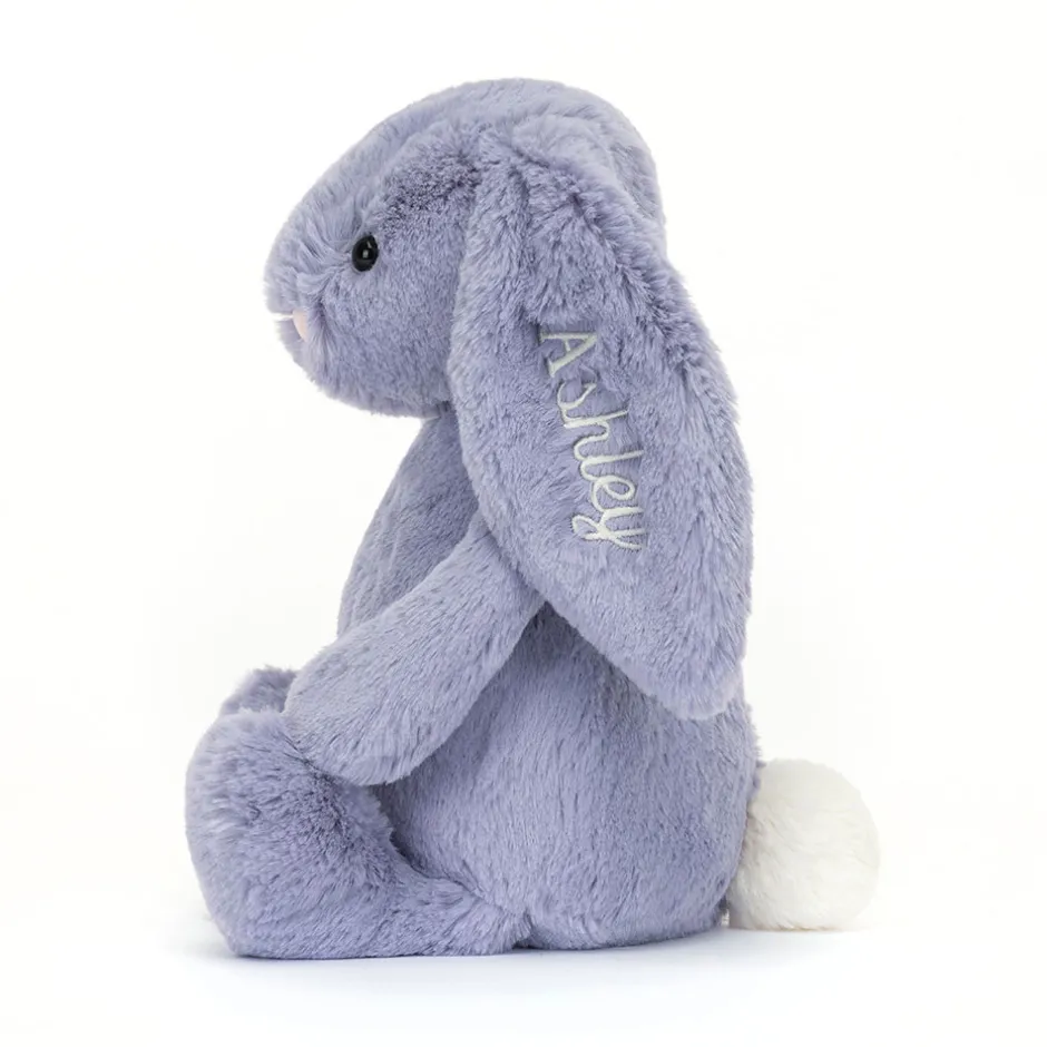 Personalised Bashful Viola Bunny Medium*Jellycat Outlet