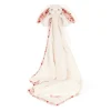 Personalised Blossom Cream Bunny 'Berry' Blankie*Jellycat Discount