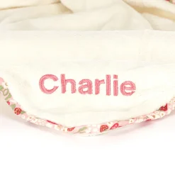 Personalised Blossom Cream Bunny 'Berry' Soother*Jellycat Online