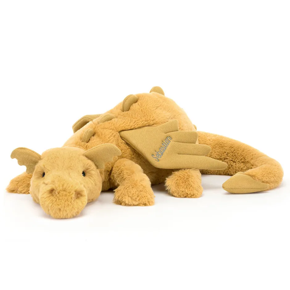 Personalised Golden Dragon Huge*Jellycat Hot