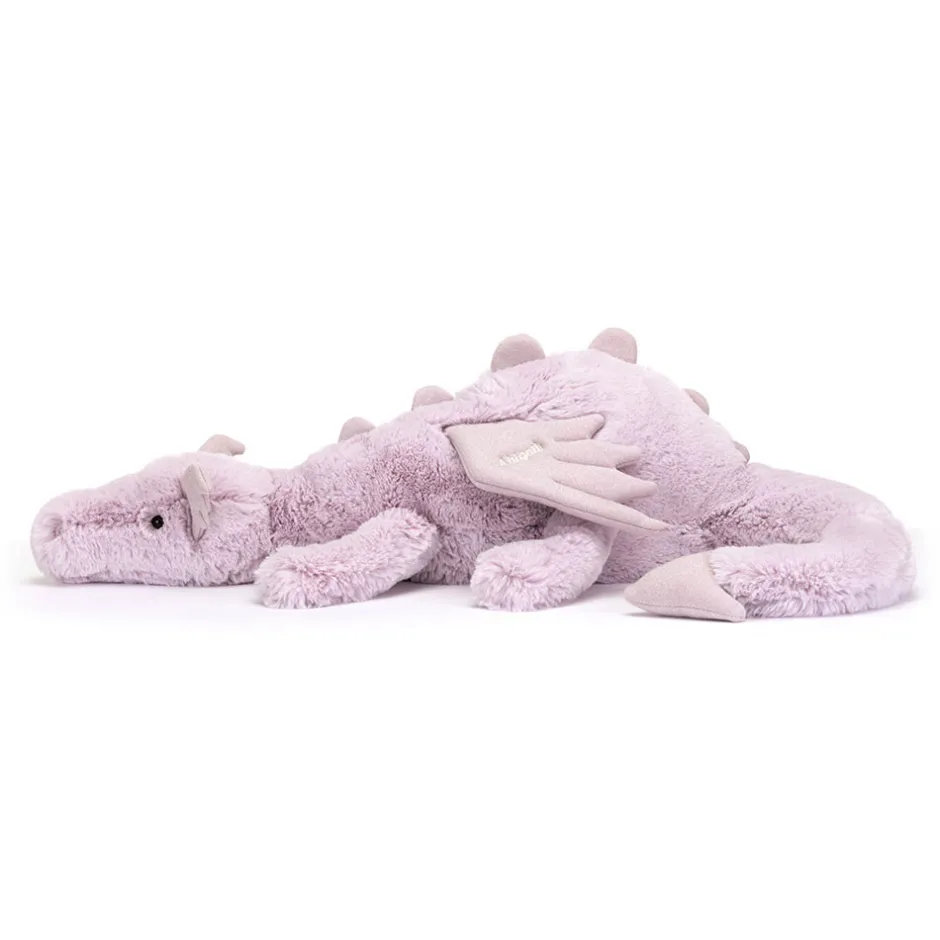 Personalised Lavender Dragon Huge*Jellycat Discount