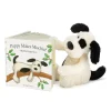 Puppy Makes Mischief Book and Bashful Puppy Medium*Jellycat Hot
