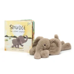 Smudge the Littlest Elephant Book and Smudge Elephant Medium*Jellycat Outlet