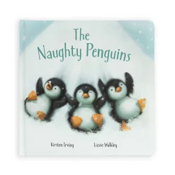 The Naughty Penguins Book and Peanut Penguin Medium*Jellycat Sale