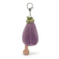Vivacious Vegetable Aubergine Bag Charm*Jellycat Hot