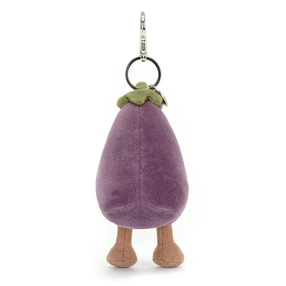 Vivacious Vegetable Aubergine Bag Charm*Jellycat Hot
