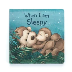 When I Am Sleepy Book and Bashful Monkey Medium*Jellycat Discount